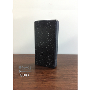  Đá solid surface Black Bird - G047